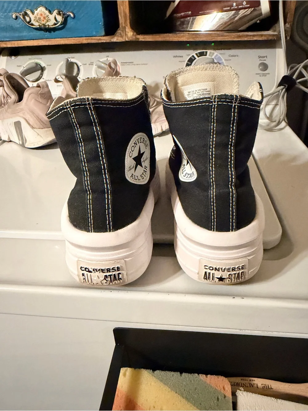 Converse Chuck Taylor All Star Move Platform High Top Sneakers Womens sz 7.5 - Picture 3 of 6